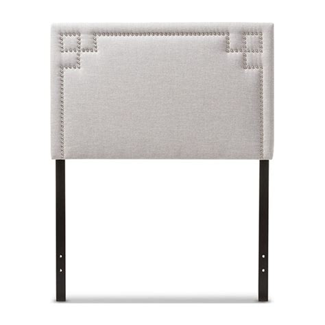 Baxton Studio Geneva Modern and Contemporary Grayish Beige Fabric ...