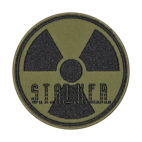 Stalker Logo Radiation Sign Embroidered Patch