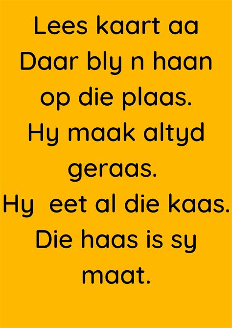 Afrikaans Reading 的图像结果