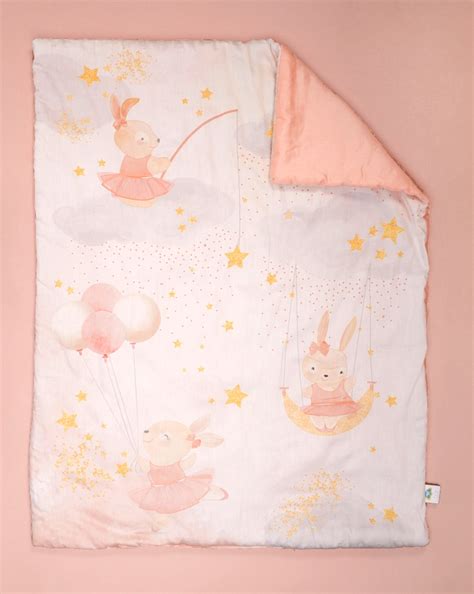 Buy Fancy Fluff 6 PC Organic New Born Bed Set - Day Dream-Peach Online ...