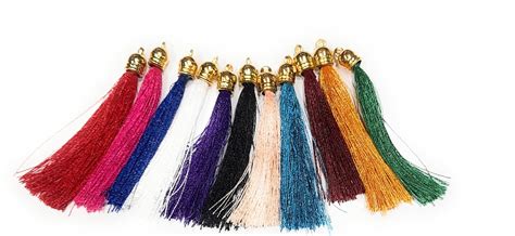 Ditya Crafts - Silk Thread Tussels | Handmade Hang Loops | Zari Tassel ...