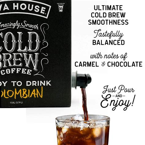 Java House Colombian Roast Cold Brew Coffee On Tap 128 Fl Oz - Ready to ...