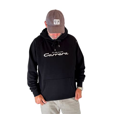 Hoodie "La vida es una Carrera" Black - elferspot.com - Elferspot Shop