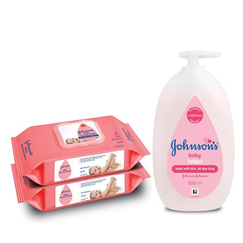 Buy Johnson's Baby Skincare Wipes with Lid, 144's +Johnson's Baby ...