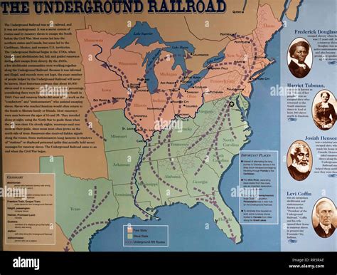 Underground Railroad Map Routes