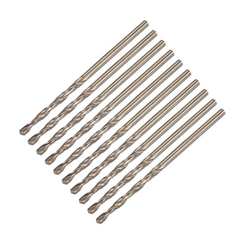 uxcell Reduced Shank Twist Drill Bits 2mm High Speed Steel 4341 with ...