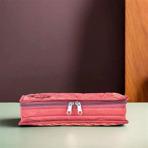 Kuber Industries Jewellery Pouches with Zipper | Necklace Organizer Box ...