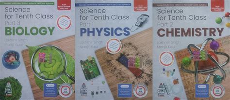 COMBO Lakhmir Singh Class 10th Physics + Chemistry + Biology 202324 ...