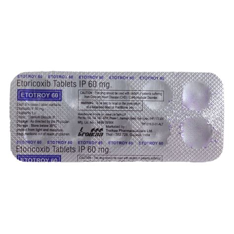 Etotroy 60 Tablet 10's Price, Uses, Side Effects, Composition - Apollo ...