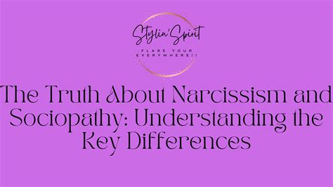 Narcissism vs Sociopathy: Key Differences – Stylin Spirit