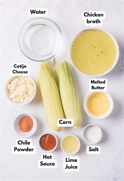 Elote En Vaso Receta