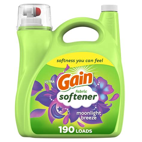 Gain Laundry Liquid Fabric Softener, Moonlight Breeze Fabric ...