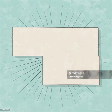 Montcalm County Michigan Map In Retro Vintage Style Old Textured Paper ...