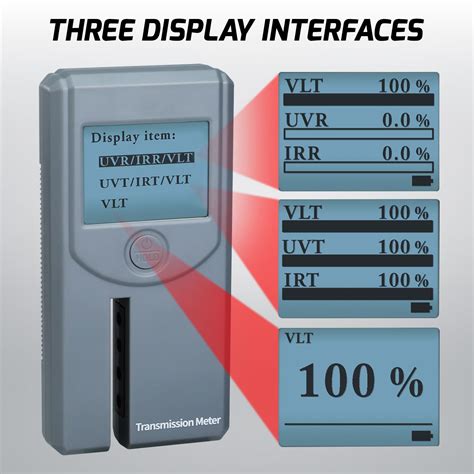 Snapklik.com : Digital Window Tint Meter Car Side Window Tint Tester ...