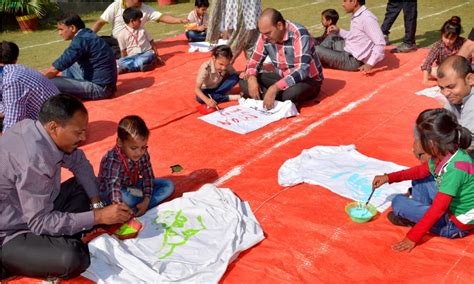 Principal Ms. Monika Mehan congratulated all father participants for ...