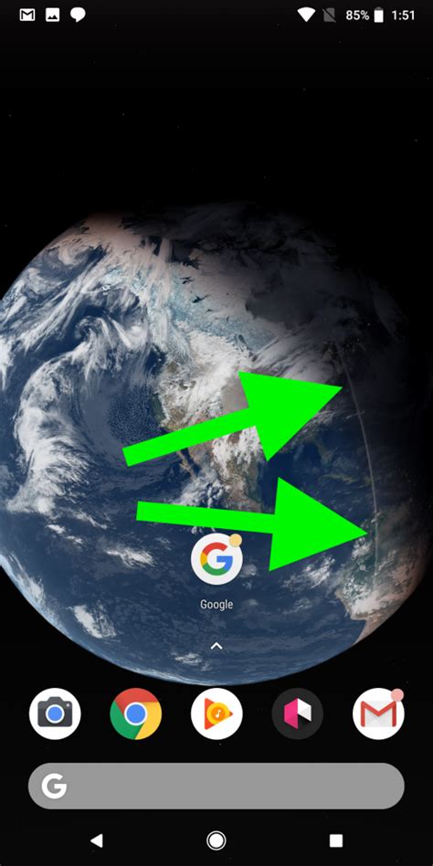 Il wallpaper live dei Google Pixel 2 mostra una linea artificiale di nuvole