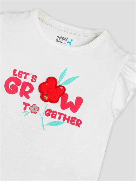 Somersault - Grow Together Flutter Sleeves Cotton Top- Pack of 3 | Soft ...