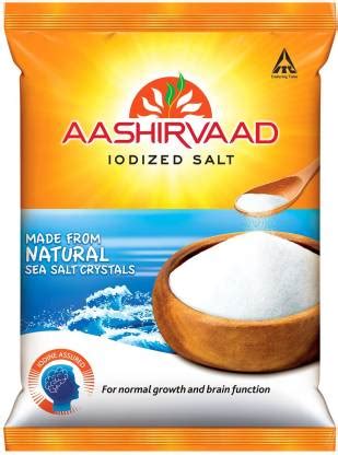 AASHIRVAAD with 4-Step advantage Iodized Salt Price in India - Buy ...