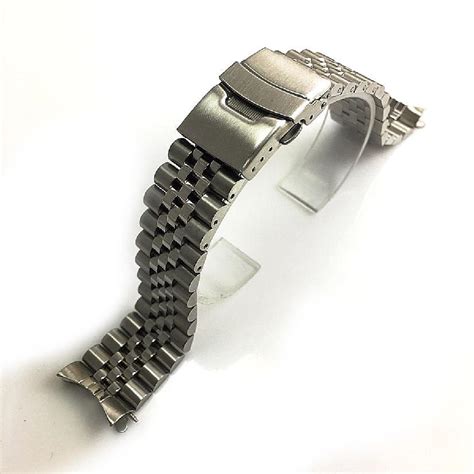 Steel & Leather Replacement Watch Band Strap For Seiko SRPF53 4R35-02S0 ...