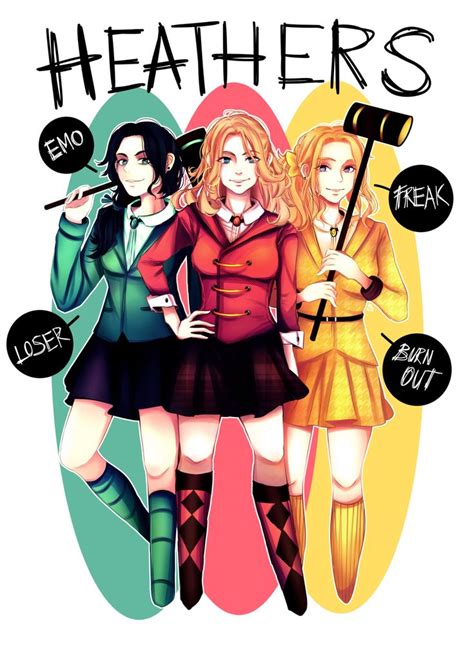 Pin by Shy Sunshine on Heathers | Heathers fan art, Heathers the ...