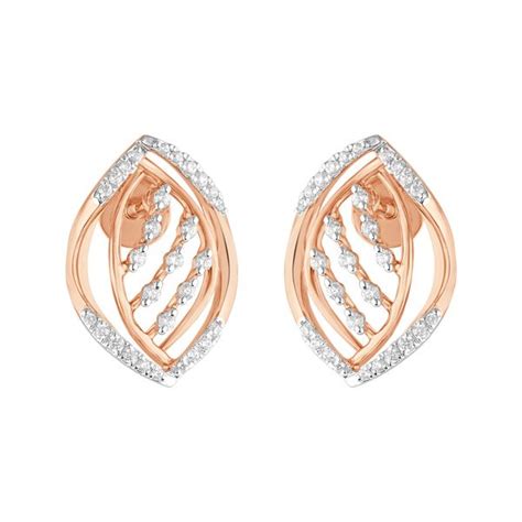 Buy Fascinating Geometric Diamond Earrings OPE23E12-D400X0B Online at ORRA.