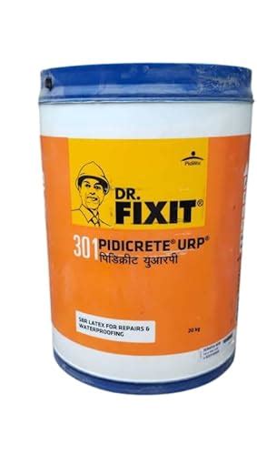 Dr. Fixit Pidicrete Urp Latex For Waterproofing & Repairs 20 Kg Pack (1 ...