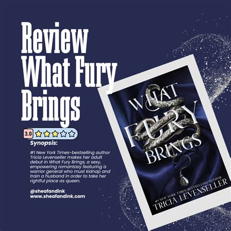 What Fury Brings by Tricia Levenseller - Sheaf & Ink
