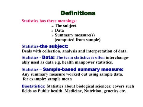 Variables (Statistics ) | PPT