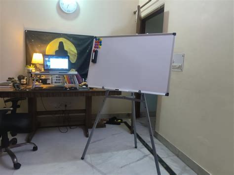 VADOSARI® 5 FT Heavy Duty Folding Easel Stand for White Board | Black ...