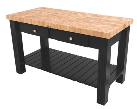 Butcher Block Work Island Paso Timber Butchers Block Mobile Kitchen