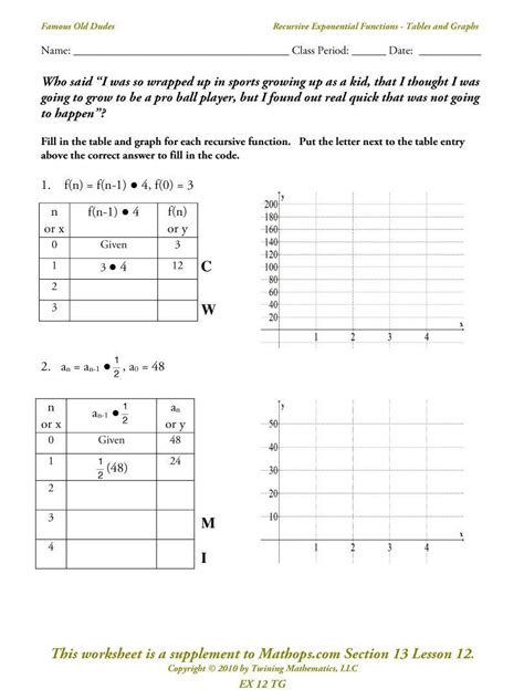 Image result for Graphing Exponential Functions Worksheet