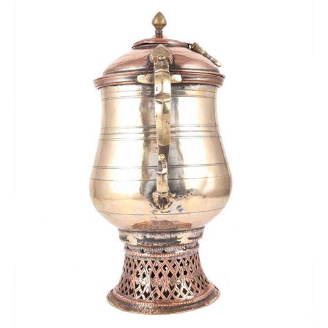 Engraved Copper Kashmiri Samovar Kettle