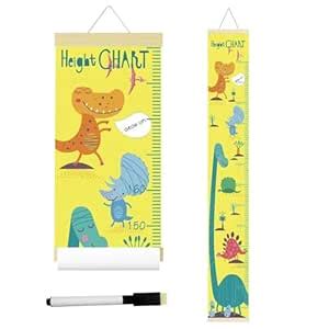 Buy BendJoy® Dinosaur Height Chart for Kids with Marker Pen - Fun ...