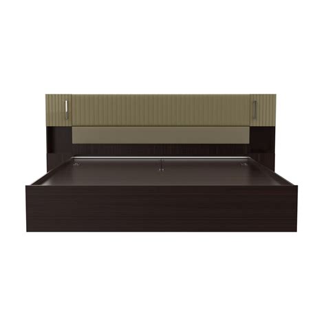GODREJ INTERIO Marcel Morf King Bed Pull-Out Storage (Color: Cinnamon ...