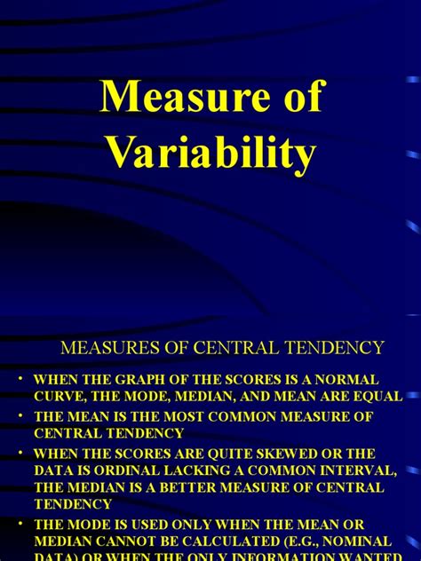 What Is Measures of Variability 的图像结果