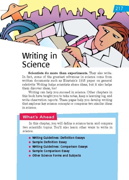 Image result for Science Writing Examples