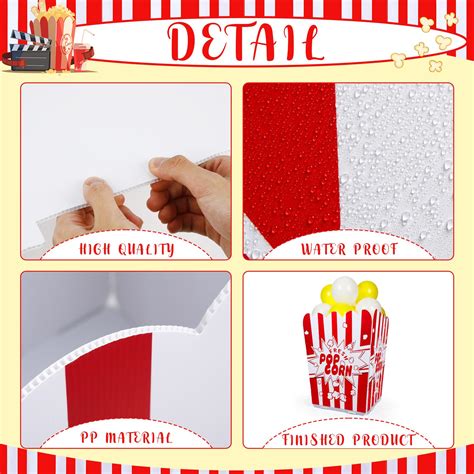Giant Outdoor Popcorn Box with Balloons Waterproof PP Plastic Board ...