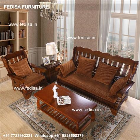Teak Wood Furniture Sofa Set Price 3 Seater 2 Seater Sofa Set Indian ...