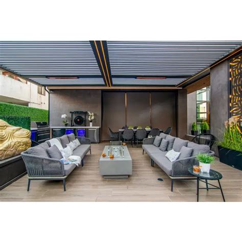 BIM objects - Free download! Signature Louvered Roof Pergola Zen Glow ...