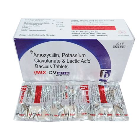 MIX-CV- 625 ( LB ) Tablets Torance Healthcare Pvt. Ltd.