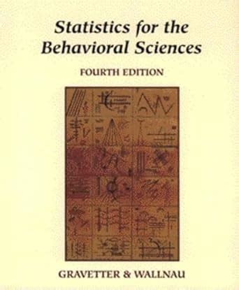 Buy Statistics for the Behavioral Sciences Book Online at Low Prices in ...