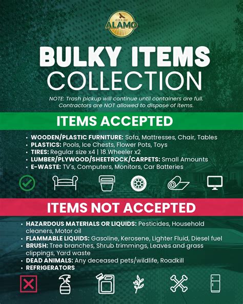 City of Alamo | Bulky Items Collection