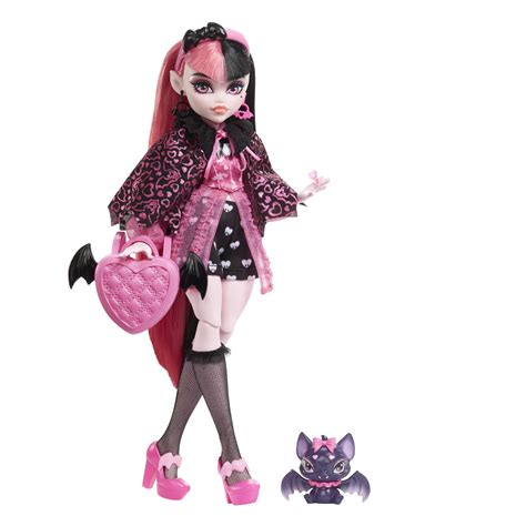 Monster High Draculaura Fashion Doll with Pink & India | Ubuy