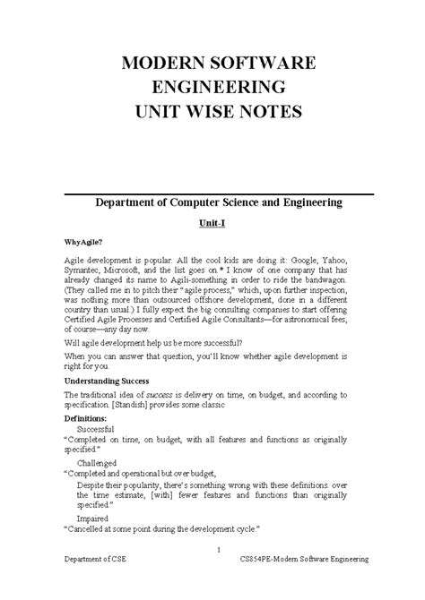 SPPM Unit - 5 - Notes of unit 5 sppm jntuh 4-1 semester R-18 regulation ...