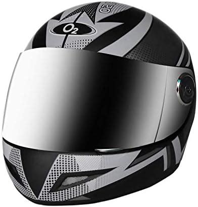 O2 Max Pro D7 Full Face Helmet with Scratch Resistant Visor, Cross ...