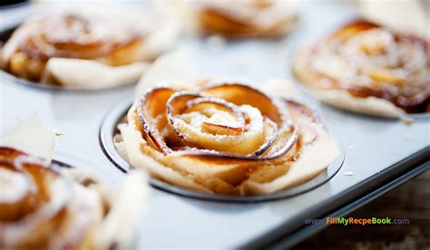 Mini Apple Rose Tarts 的图像结果