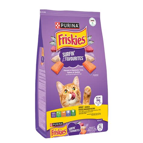 FRISKIES Surfin' Favourites Cat Food, Mackerel Tuna Salmon & Sardine ...