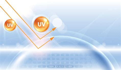 Protected shield from the sun's rays. degrees of protection against UV ...