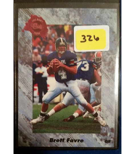 1991 Classic Brett Favre Rookie Card #129
