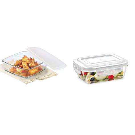 Buy Borosil Square Glass Baking Dish with Lid Microwave Safe & Oven ...